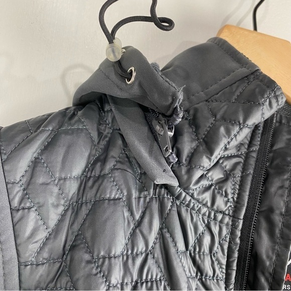 HaliFax Traders Mixed Media Puffer Winter Coat Winter Snow Jacket Gray Small - Picture 9 of 9